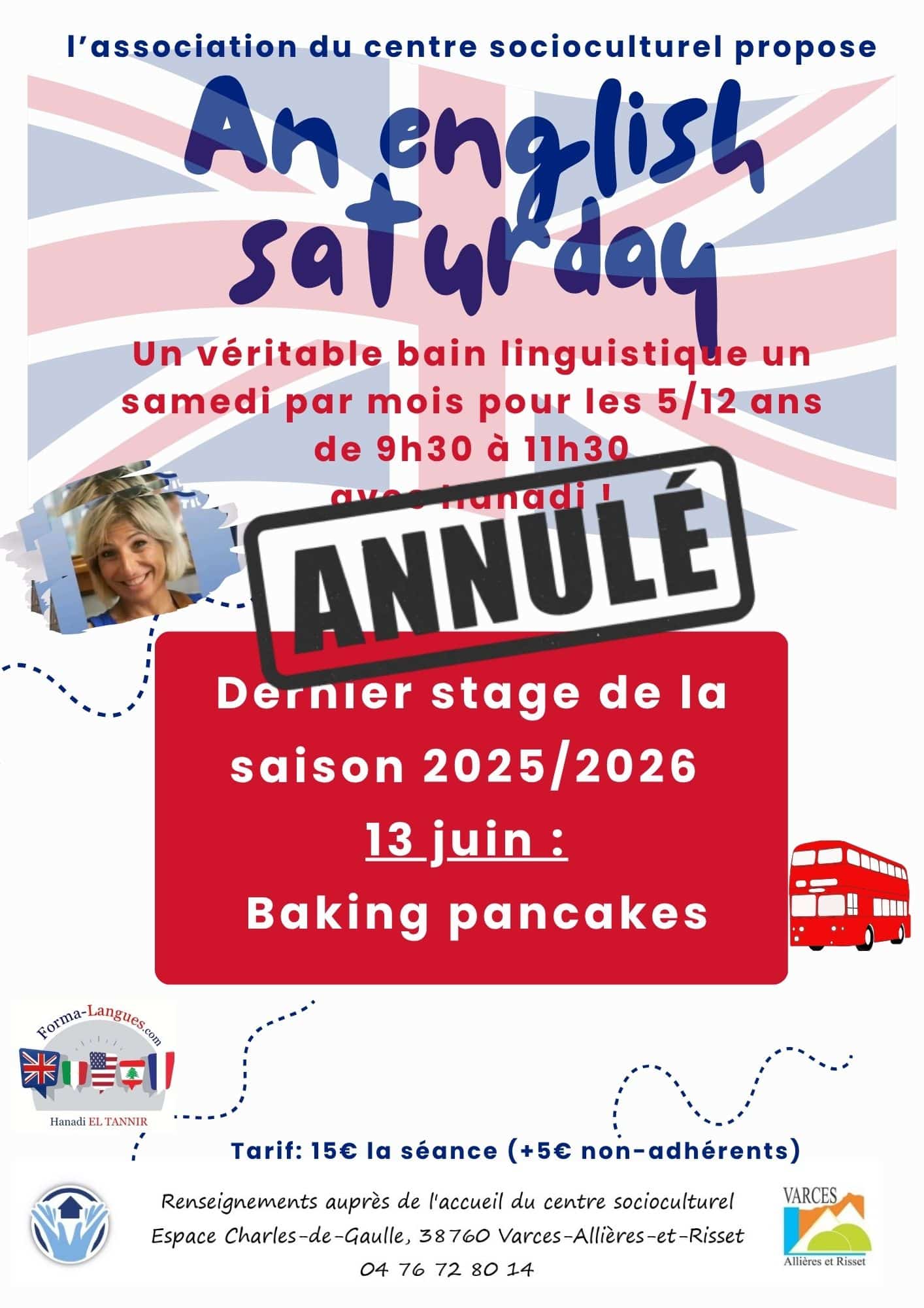 « English Saturday » pour les enfants 🧒